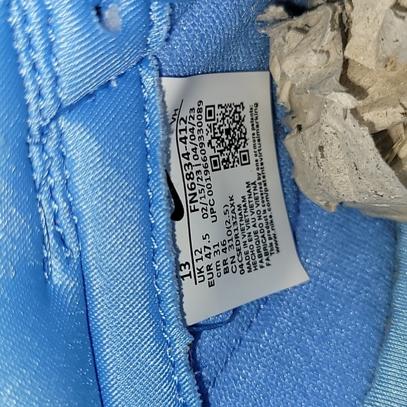 Nike Dunk Low Prm. University Blue TOPOGRAPHY. Men's size 13 - Picture 8 of 16